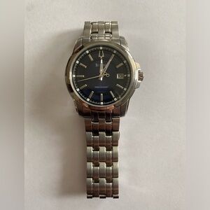 Men’s Bulova Precisionist Silver Watch